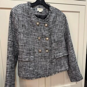 MaEVe by Anthropologie double breasted jacket